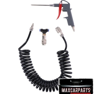 Conjunto de pistola de ar comprimido com mangueira e acessório