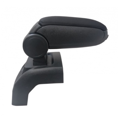 Apoio de braço para carro preto com base de fixação