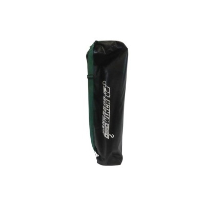 Bolsa preta e verde para guincho com texto 