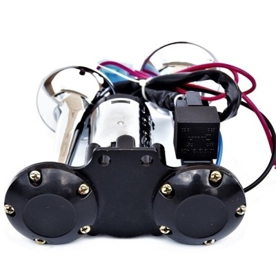 Sensor com unidades redondas pretas e fios coloridos