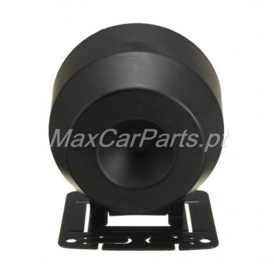 Alarme automóvel preto com suporte de metal preto