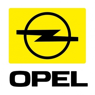 Logótipo Opel em amarelo e preto