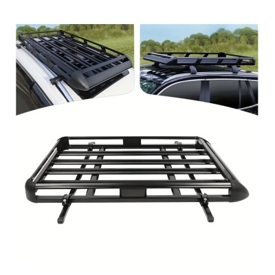 Suporte de bagagem preto para tejadilho de carro