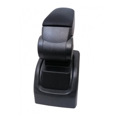 Braço de apoio para automóvel em plástico preto texturizado