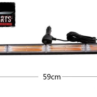 Barra de luz LED para automóvel com cabo e ficha para isqueiro