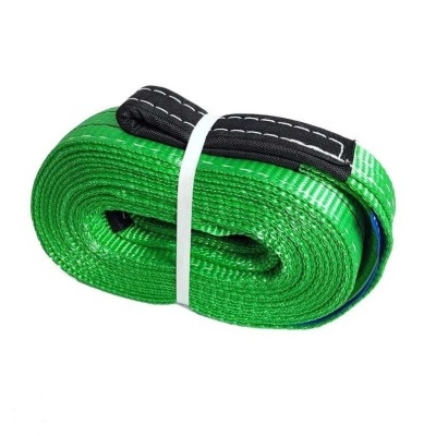 Correia de reboque verde com reforço preto