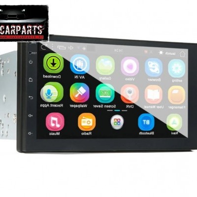 Rádio automóvel MAXCARPARTS com ecrã tátil e várias funções