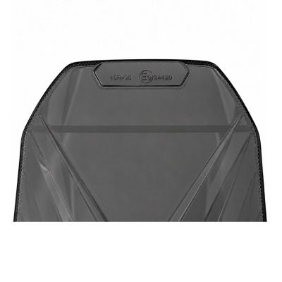 Para-brisas de motocicleta em plástico transparente fumado com bordas pretas