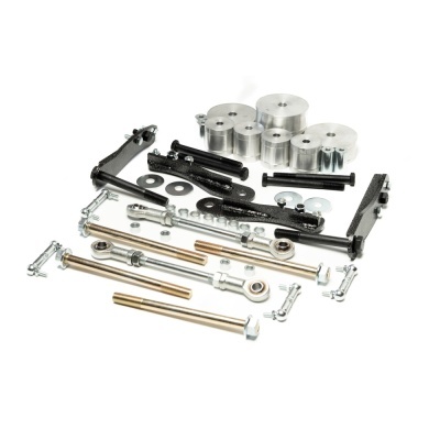 Conjunto de peças metálicas diversas para montagem