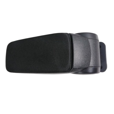 Descanso de braço preto para cadeira ou carro com base em plástico