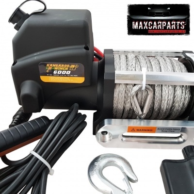 Guincho elétrico KR WNCH 6000 com cabo de aço e gancho