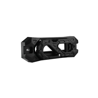 Fecho de segurança preto de plástico resistente