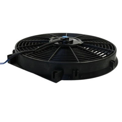 Ventoinha de refrigeração automóvel preta circular