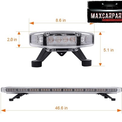 Farol de luz para automóvel com LEDs e logótipo MAXSCARPARTS