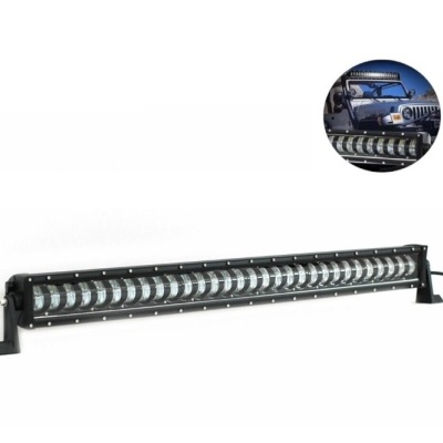 Barra de luz LED preta com 20 LEDs para automóvel