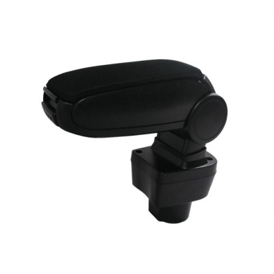 Apoio de braço preto para carro com parte articulada