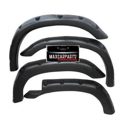 Conjunto de alargadores de guarda-lamas pretos texturizados MaxCarParts