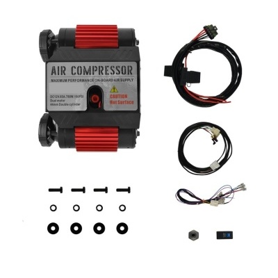 Compressores de ar portáteis com cabos e componentes