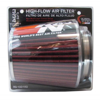 Filtro de ar de alto fluxo K&N em embalagem plástica