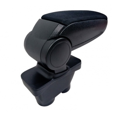 apoio de braço para carro preto com estofado