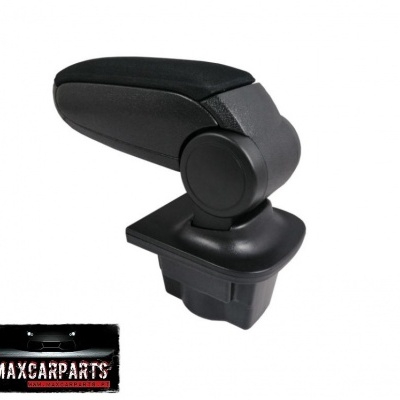 apoio de braço para automóvel preto com base plástica