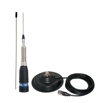 antena ML-160 com base preta e cabo