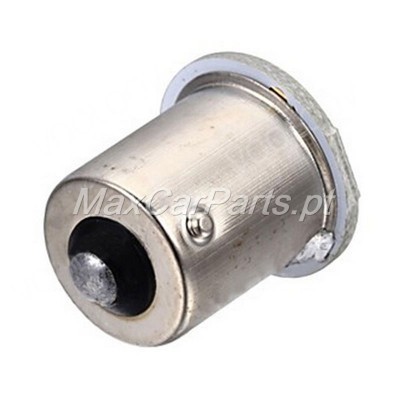 Casquilho metálico cilíndrico com ponta preta