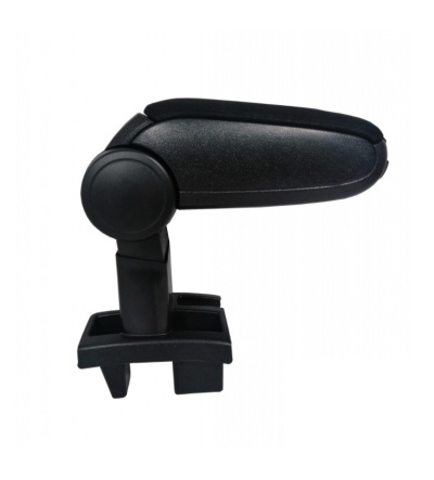 Apoio de braço para carro preto com base de fixação