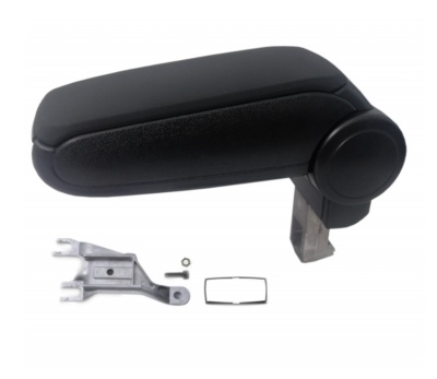 apoio de braço para carro preto com acessórios