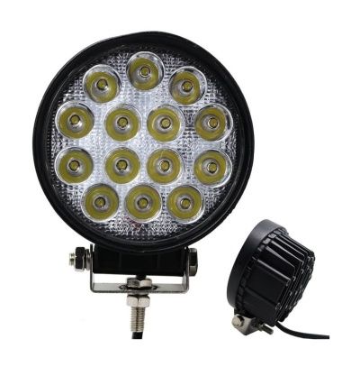 Lanterna LED redonda com 15 LEDs amarelos