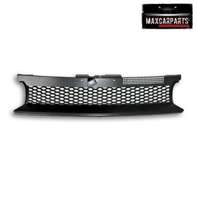 Grelha dianteira preta com padrão hexagonal e logótipo MAXCARPARTS