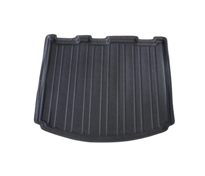 Tapete de protecção de mala automóvel preto com relevos verticais