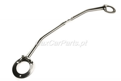 Barra estabilizadora cromada para automóvel