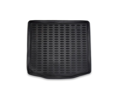 Tapete de mala preto para automóvel com textura oval e texto III-560