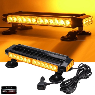 Farol LED amarelo com cabo e ventosas para carro