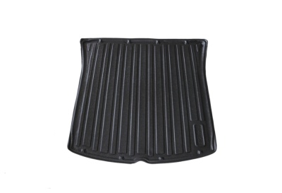 Tapete de porta-malas preto com ranhuras verticais
