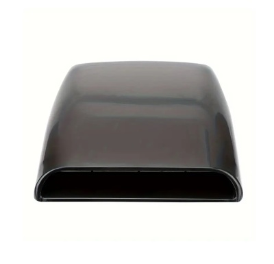 Capô preto aerodinâmico para veículo