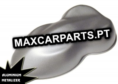 Peça automóvel prata metalizada com texto MAXCARPARTS.PT