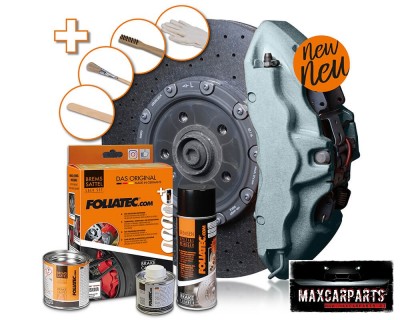 Conjunto de peças e tintas automóveis FOLIATEC com disco e pinça de travão
