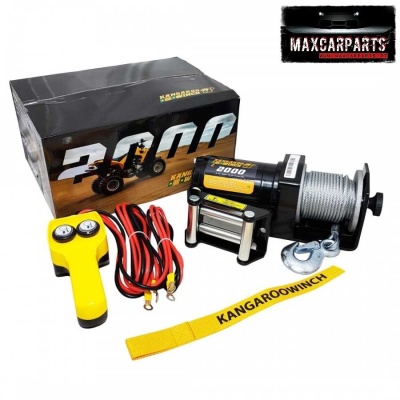 Guincho elétrico com acessórios e caixa