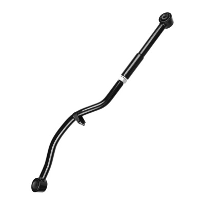 Barra de suspensão automóvel preta com dois pontos de fixação