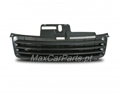 Grelha dianteira de carro preta com lâminas horizontais e texto MaxCarParts.pt