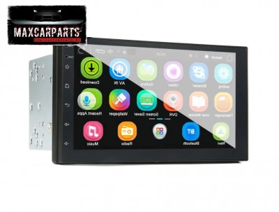 Rádio automóvel MAXCARPARTS com ecrã tátil e várias funções
