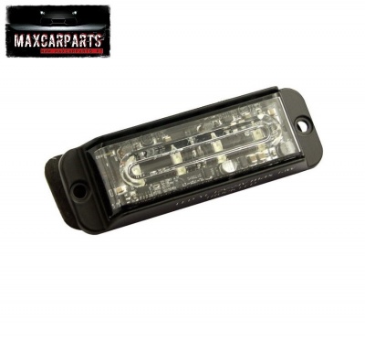 Luz LED automóvel retangular com LEDs visíveis e texto MAXCARPARTS