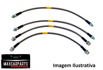 Conjunto de cabos flexíveis metálicos com extremidades roscadas