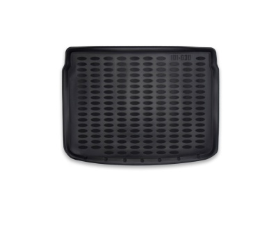 Tapete de mala para carro preto com textura oval e código 101-031