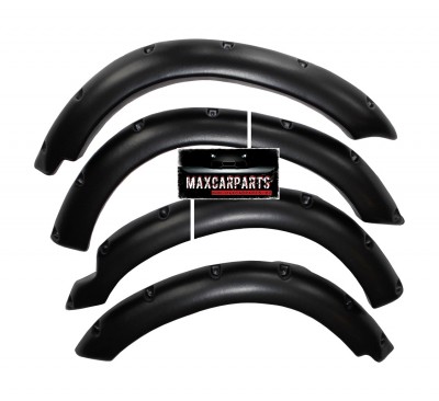 Conjunto de aletas de para-lamas de automóvel em plástico preto com etiqueta MAXCARPARTS