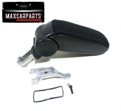 Lombar preta com peças metálicas e parafuso para carro