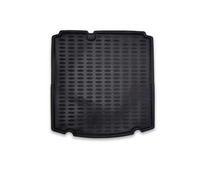 Tapete de borracha preta texturizado para automóvel