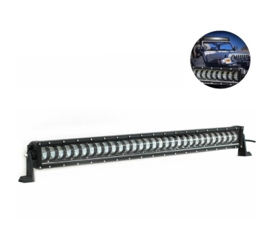 Barra de luz LED preta com 20 LEDs para automóvel